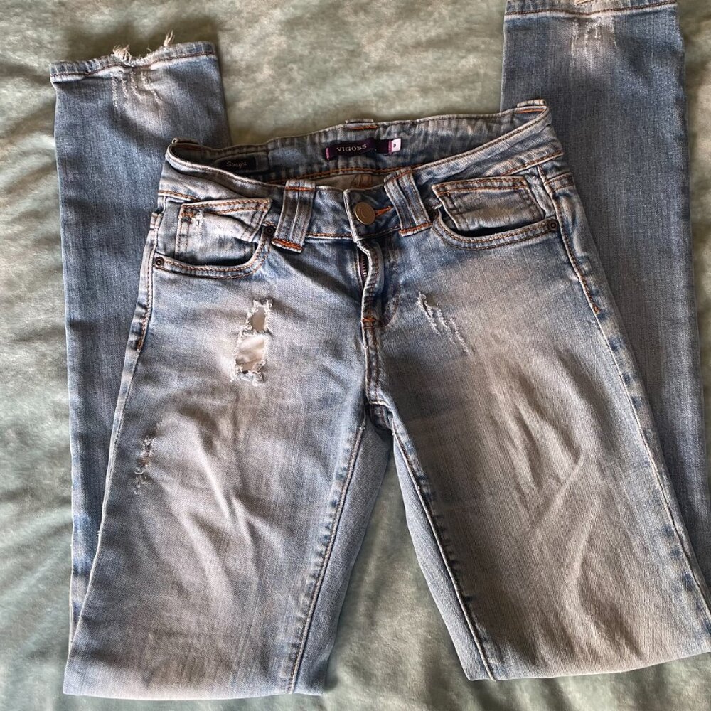 Vigoss Low Rise Straight Leg Jeans - Picture 2 of 3